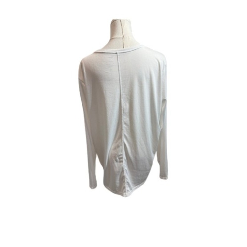 Nike Dri-FIT Womens XL White Long Sleeve Training Top Activewear Shirt - Picture 7 of 7